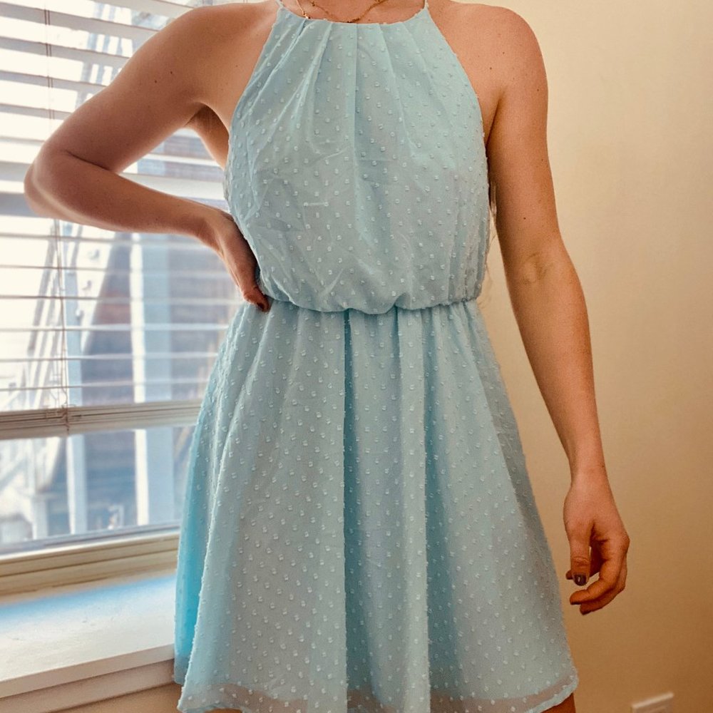 Textured Chiffon Dress